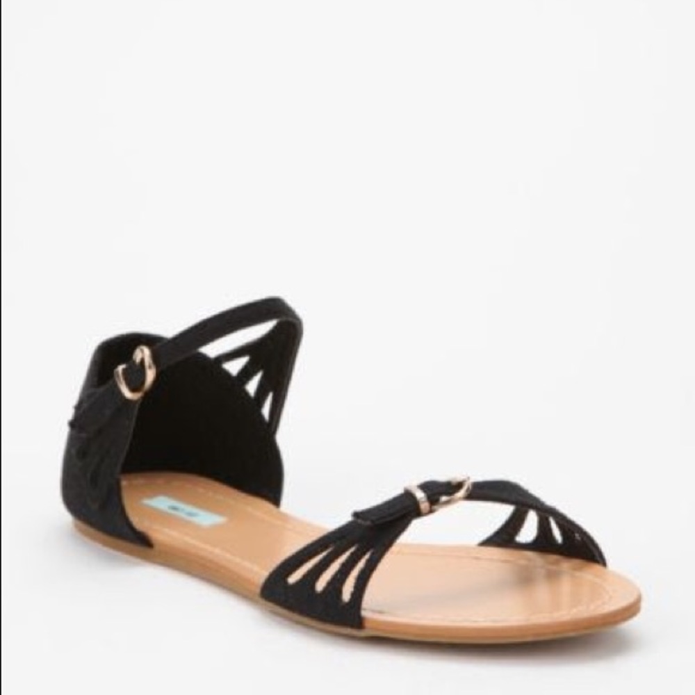 Urban Outfitters Kimchi Blue Black Sandals